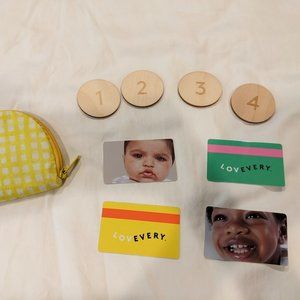 Lovevery First Wallet with Cards & Coins (Retired item from the Thinker kit)